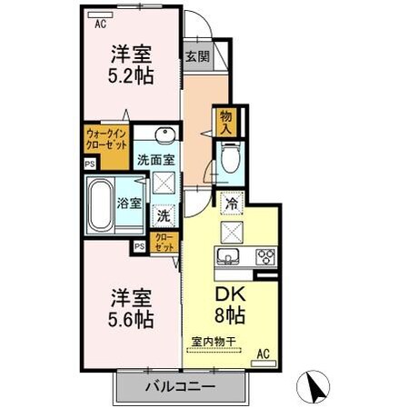 フェリックス小串の物件間取画像